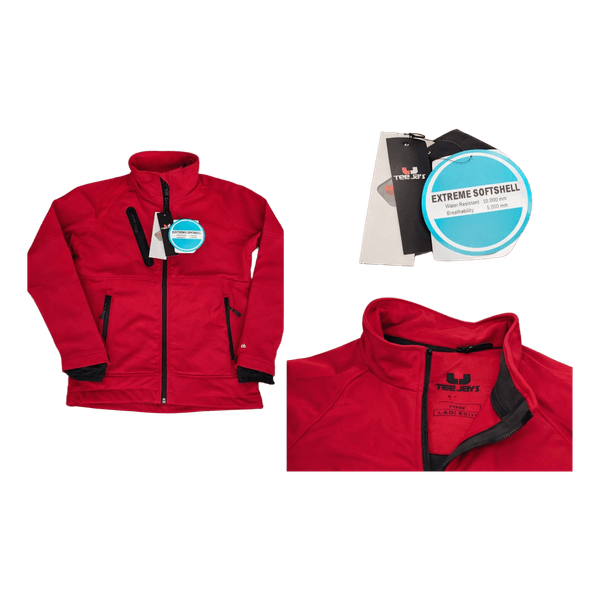 Red softshell jacket