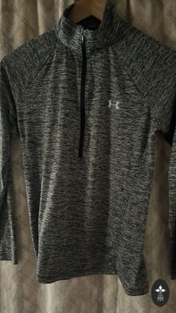 Grey Under Armour quarter-zip