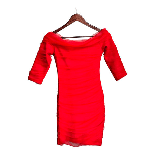 Red Dolce & Gabbana dress
