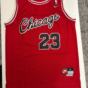 Nike Red Chicago basketball jersey
