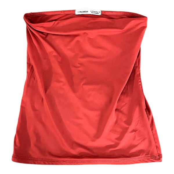 Red tube top