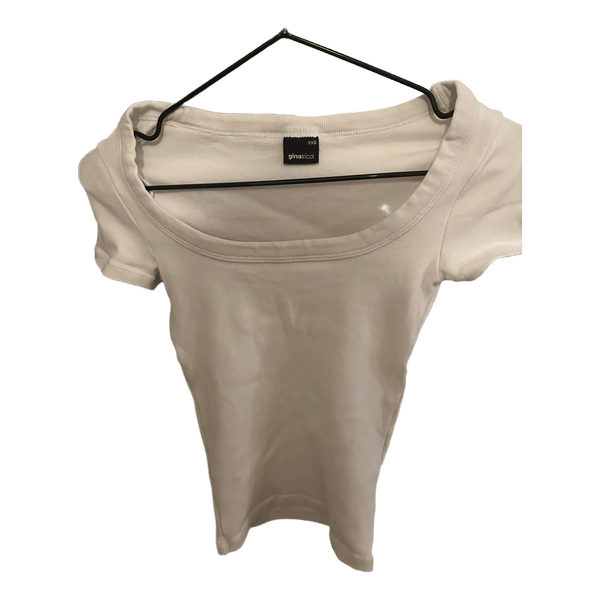 Gina Tricot hvid t-shirt
