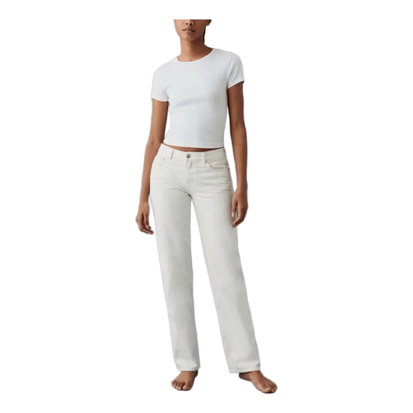 Hvide straight leg jeans