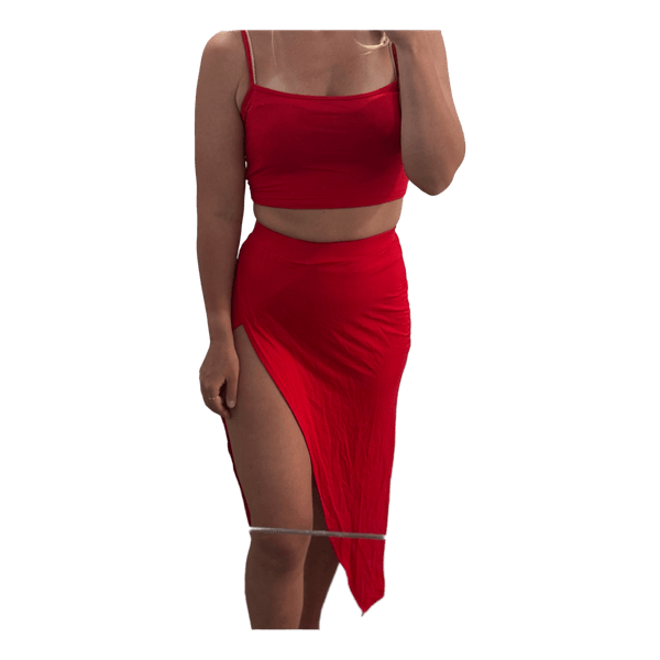 Red two-piece set