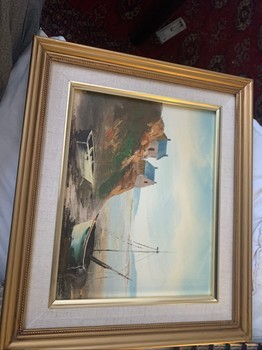 Merellinen öljyvärimaalaus