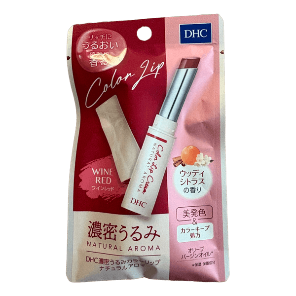 DHC wine red lip cream