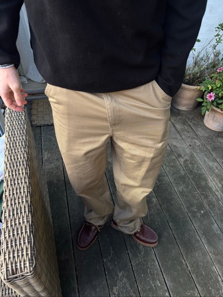 Beige Carhartt Simple Pant