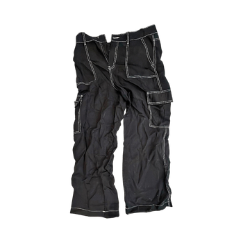 Black cargo pants