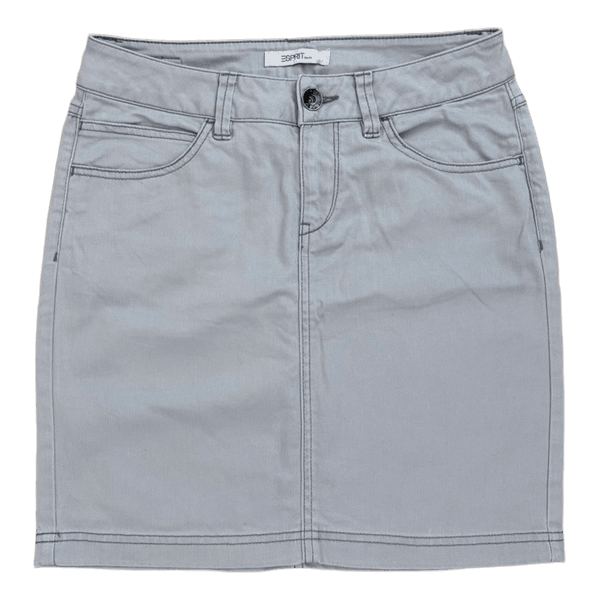 ESPRIT Denim Skirt Grey - Size 27 (Fits S / EU 36)