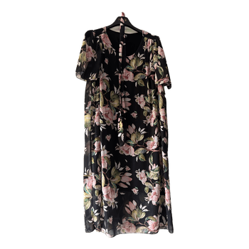 Floral print maxi dress