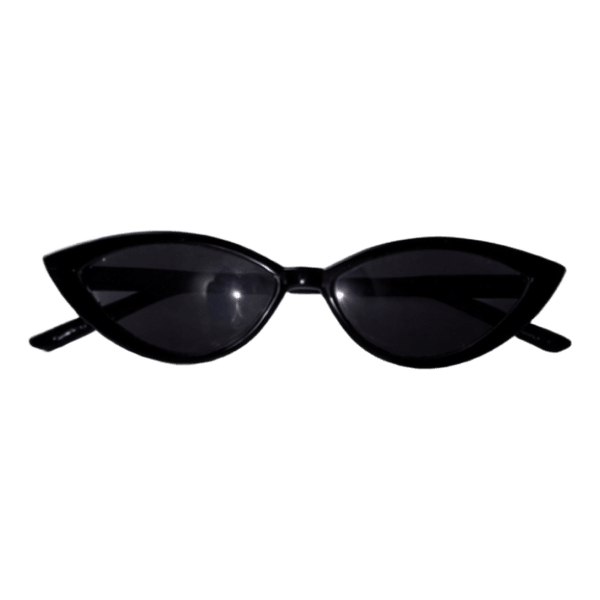 Black cat eye sunglasses