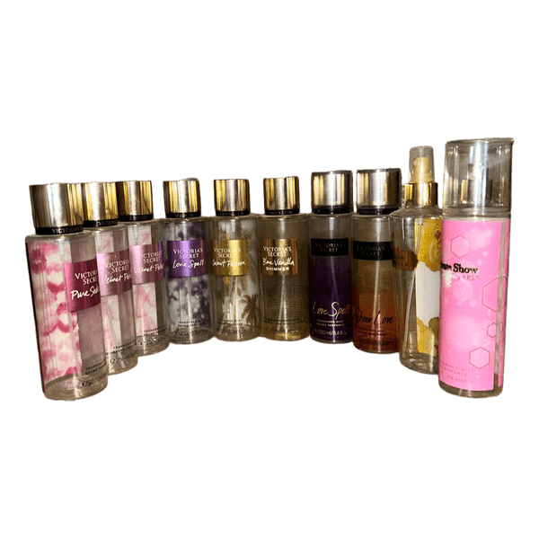 Empty body/fragrance mist bottles