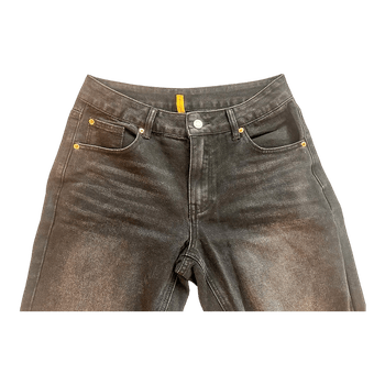Black denim jeans
