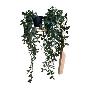 Green artificial plant, 2 pcs