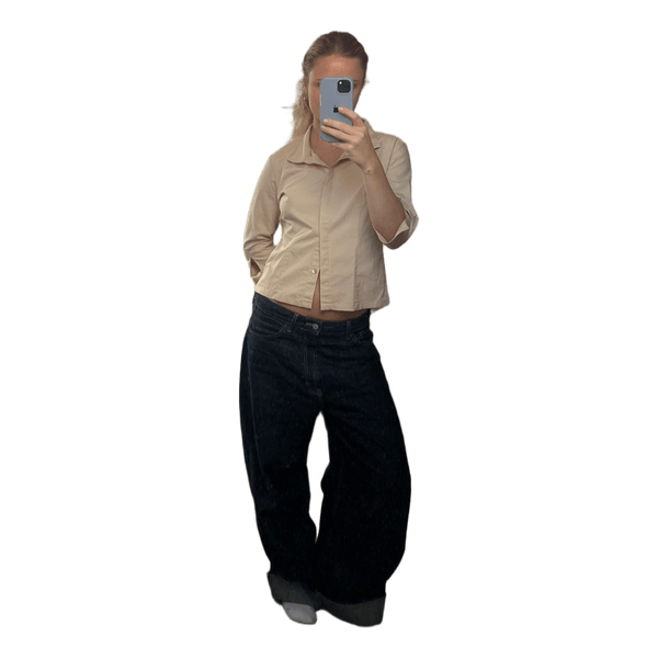 Beige skjorte