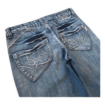 Blue y2k bootcut jeans