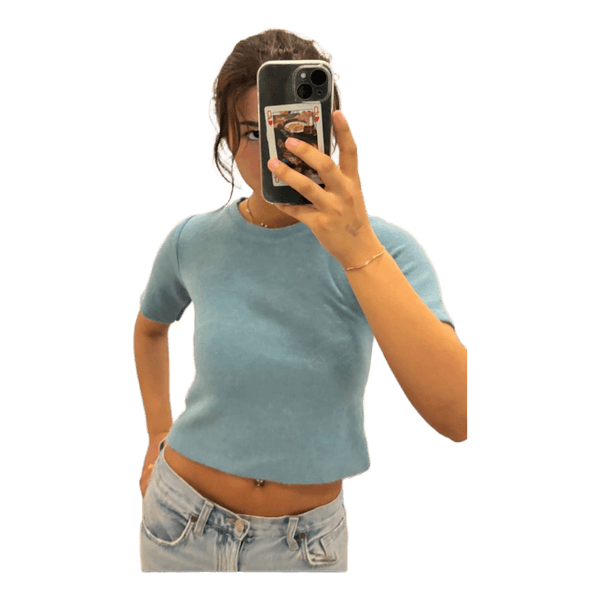Blå t-shirt