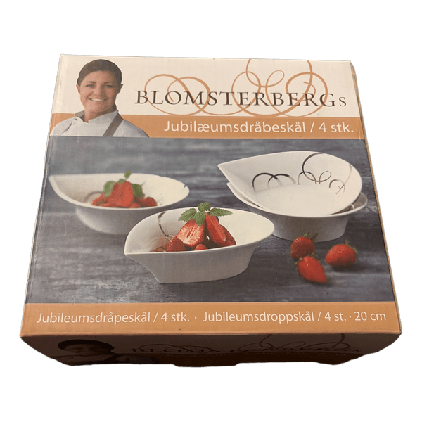 Blomsterbergs dråbeskål 4 stk
