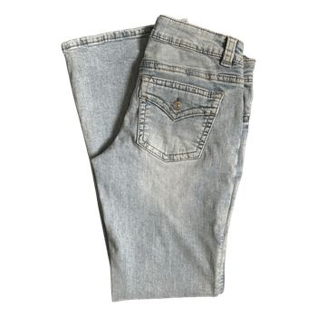 Vaaleansiniset bootcut-farkut