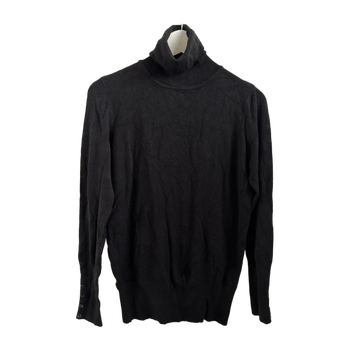 Musta turtleneck neule