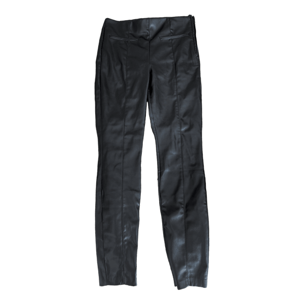Zara faux leather trousers