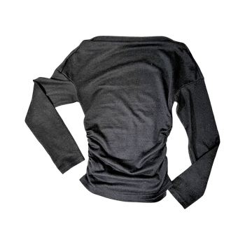 Black long sleeve top