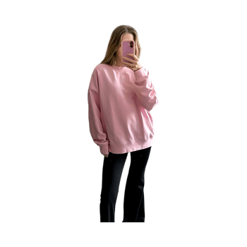 Pinkki collegepaita