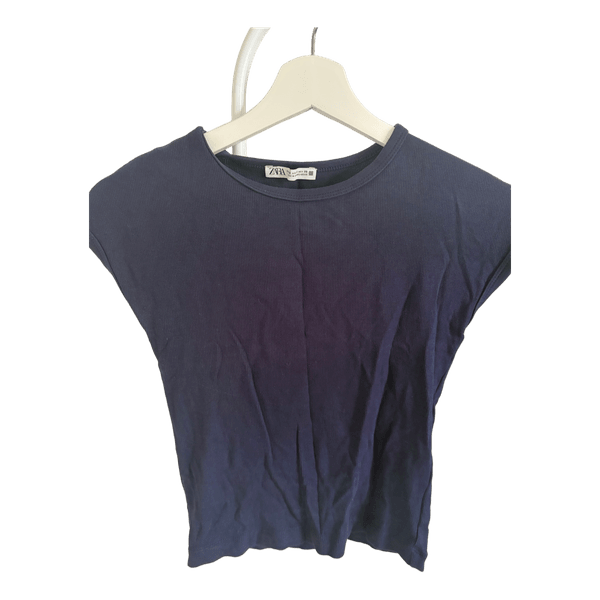 ZARA navy baby tee