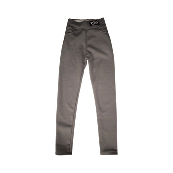 Harmaat fleece- legginsit 