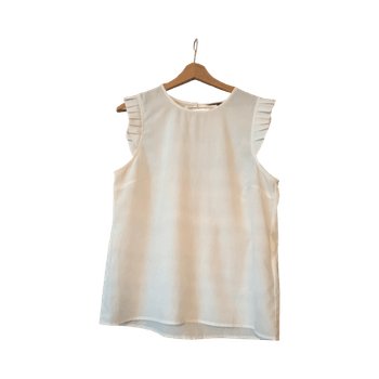 Valkoinen hihaton paita