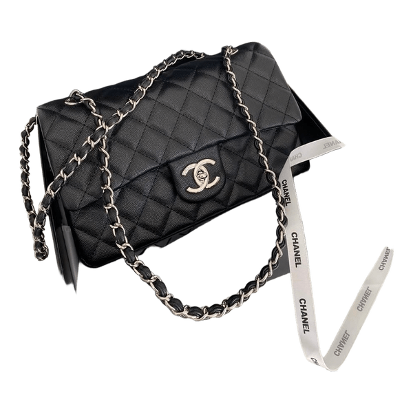 Chanel black flap bag
