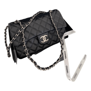 Chanel black flap bag