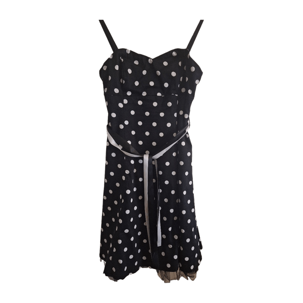 Dress with shoulder straps