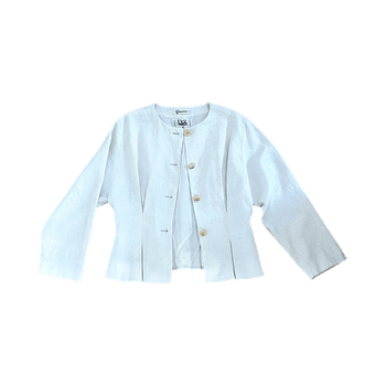 Dior white buttoned blazer jacket