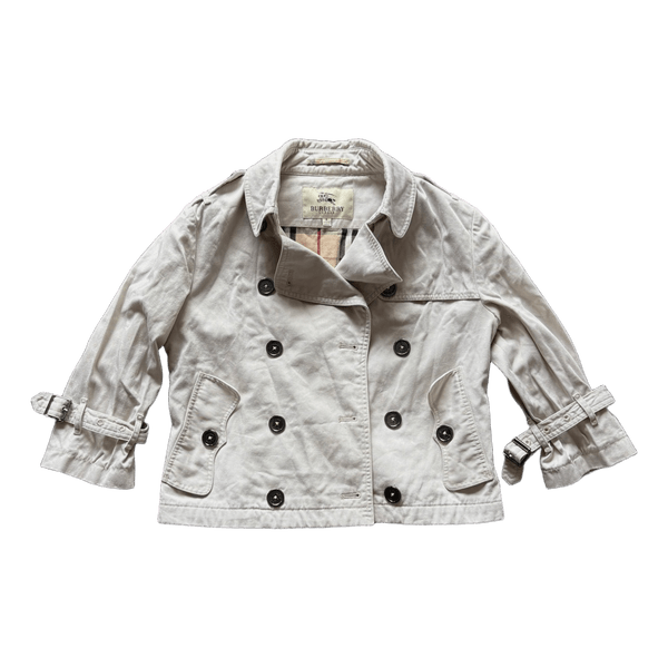 Burberry beige cotton trench coat