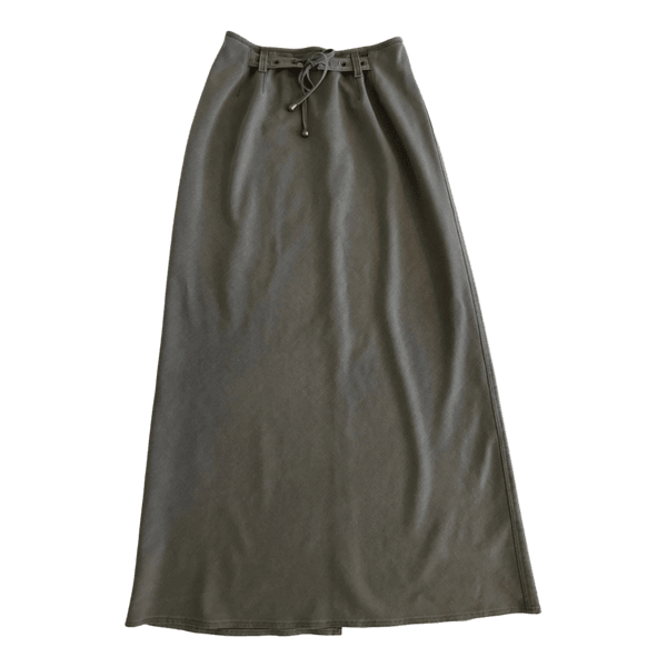 Grey maxi skirt