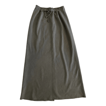 Grey maxi skirt