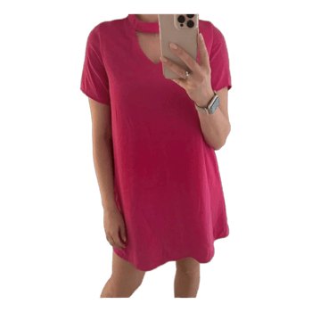Pink short sleeve dress