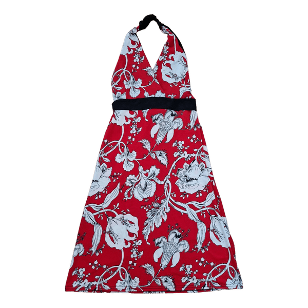 Hyväkuntoinen olkaimeton mekko koossa s/m