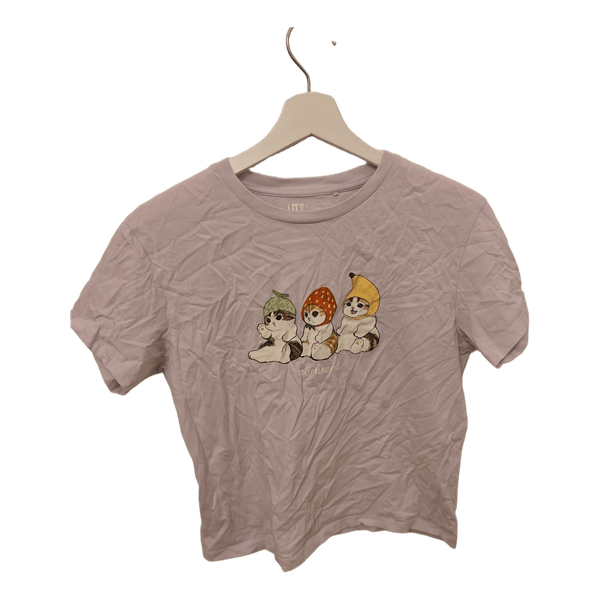 Lilac mofusand graphic t-shirt