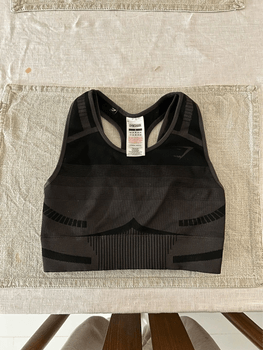 Gymshark Grey/Black Sportstop / Size S
