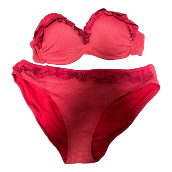 Pink bikini set