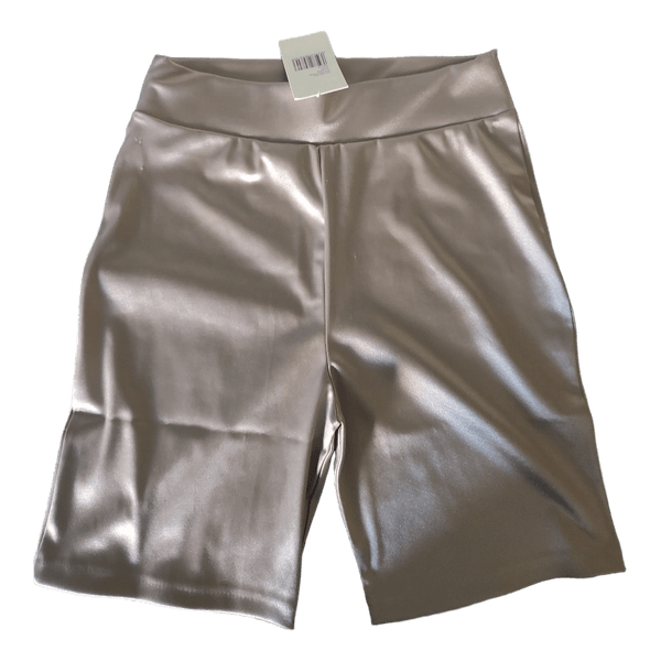 Beige biker shorts