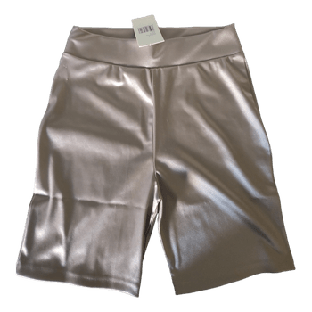 Beige biker shorts