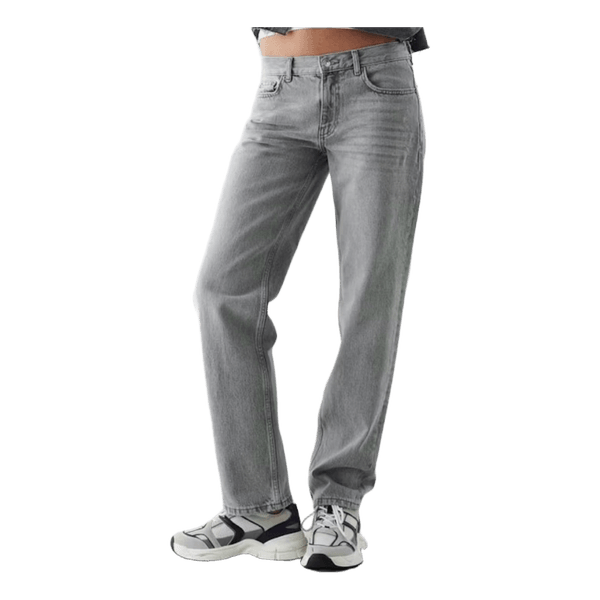 Grå straight jeans