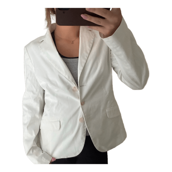 Hvid blazer
