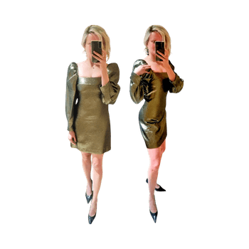 SANDRO gold party dress - new!