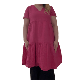 Nakoa Layered Linen Dress pellavamekko