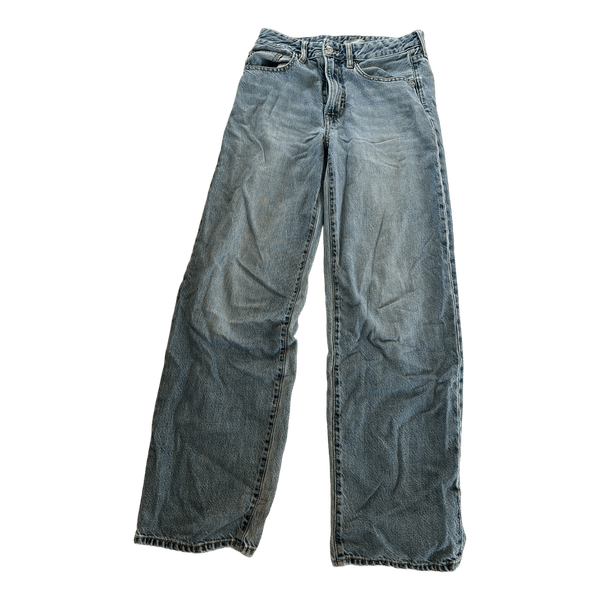 Lyseblå wide leg jeans