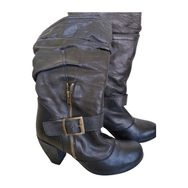 Nahkasaappaat/ Bianco. Leather boots